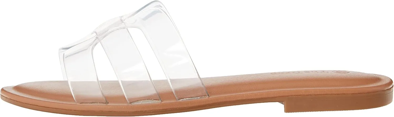 The Drop Women's Monika Flat H-Band Slide Sandal