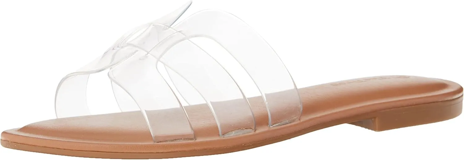 The Drop Women's Monika Flat H-Band Slide Sandal