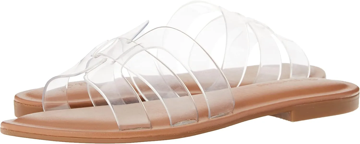 The Drop Women's Monika Flat H-Band Slide Sandal