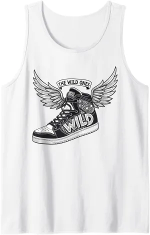 The Wild Ones Winged Sneaker Urban Streetwear Gift Tank Top