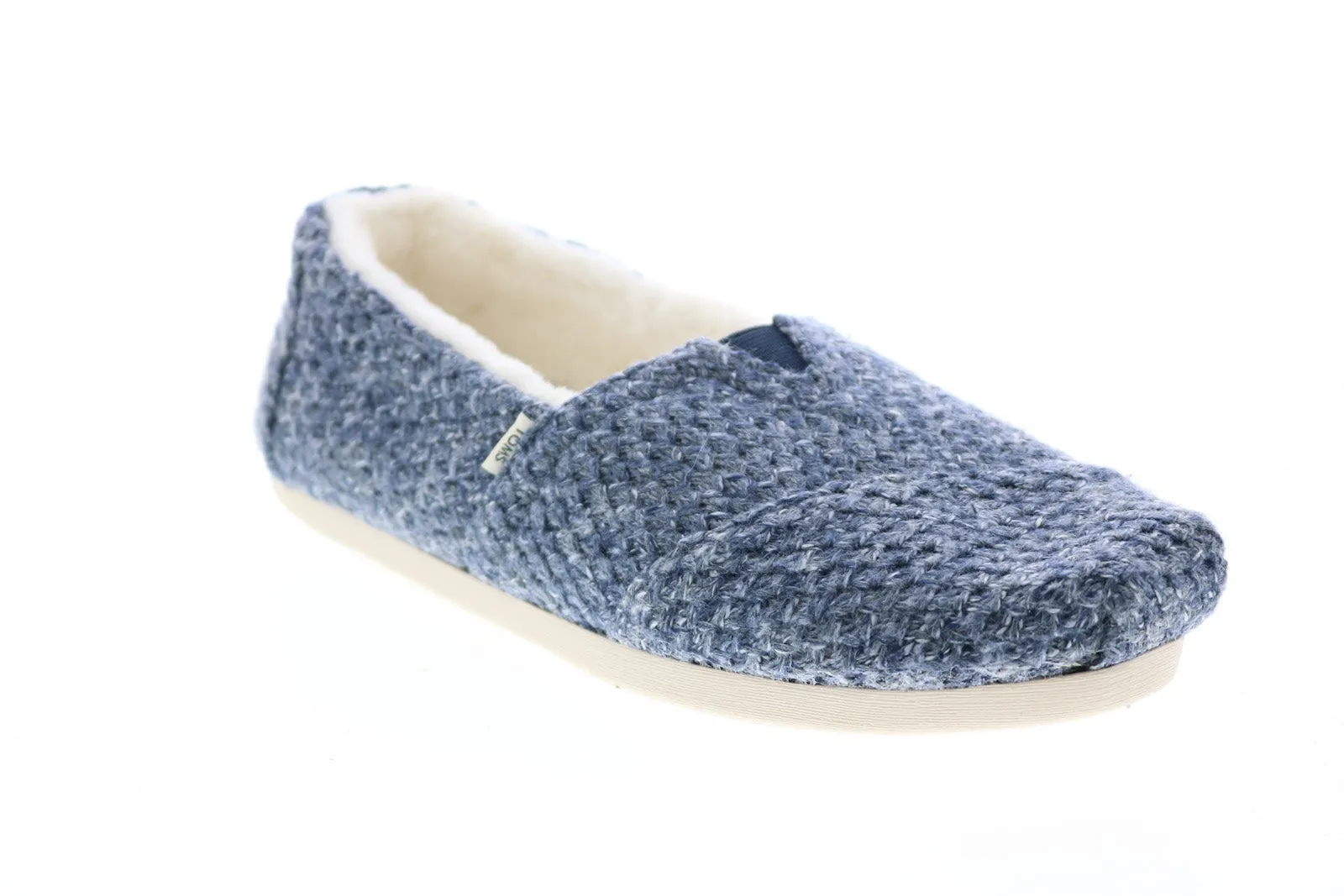 Toms Alpargata 10015761 Womens Blue Canvas Loafer Flats Shoes