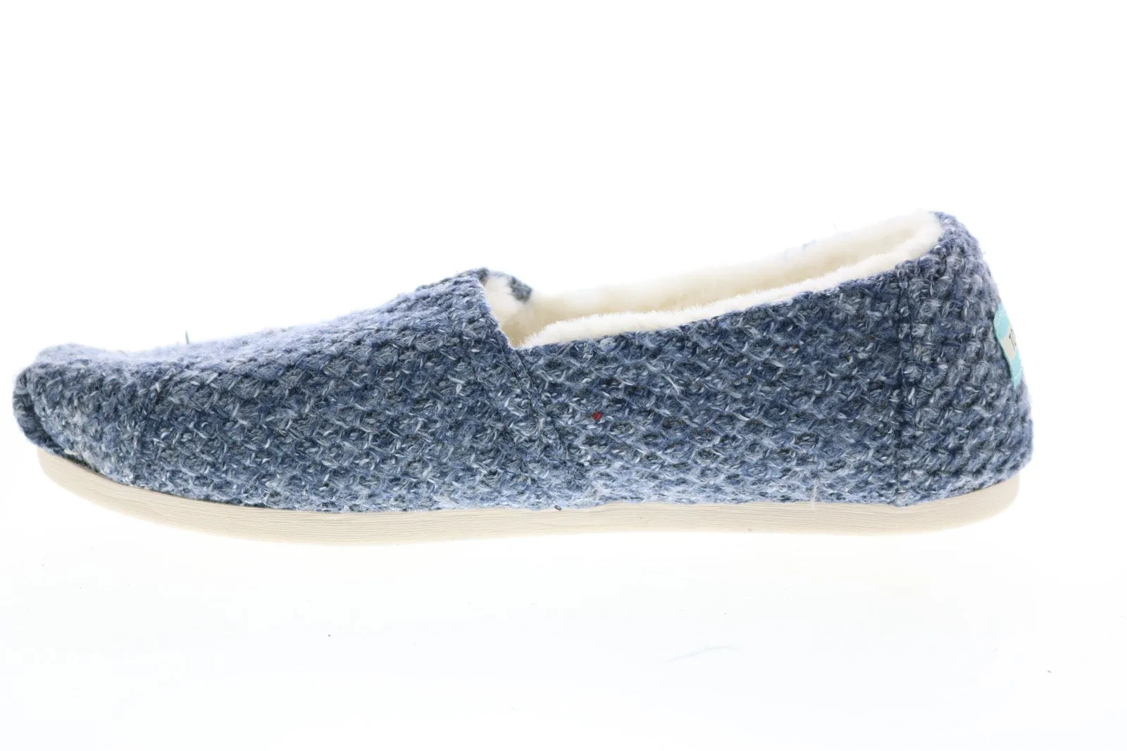 Toms Alpargata 10015761 Womens Blue Canvas Loafer Flats Shoes