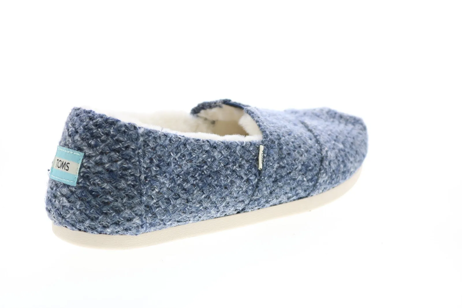 Toms Alpargata 10015761 Womens Blue Canvas Loafer Flats Shoes