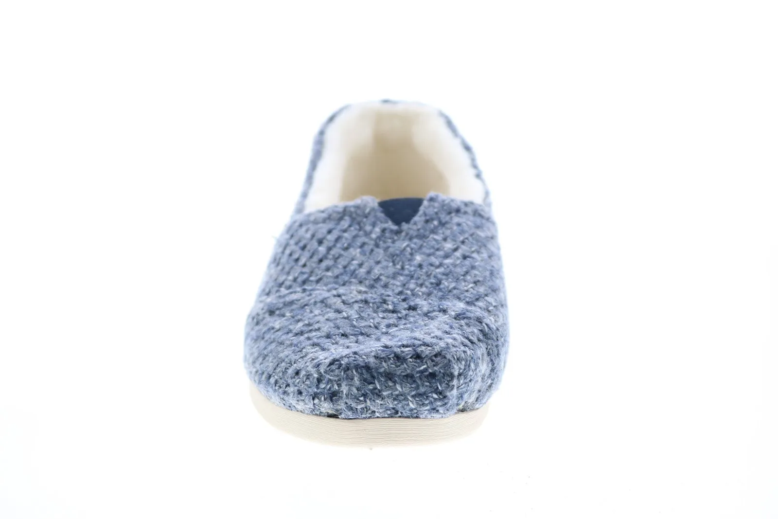 Toms Alpargata 10015761 Womens Blue Canvas Loafer Flats Shoes