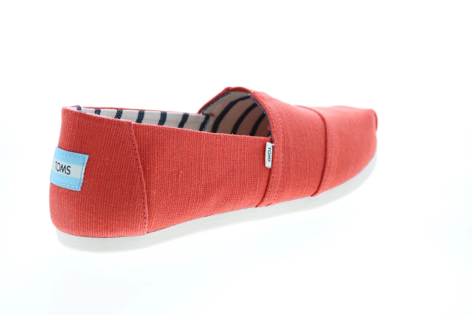 Toms Alpargata 10015768 Womens Orange Canvas Loafer Flats Shoes
