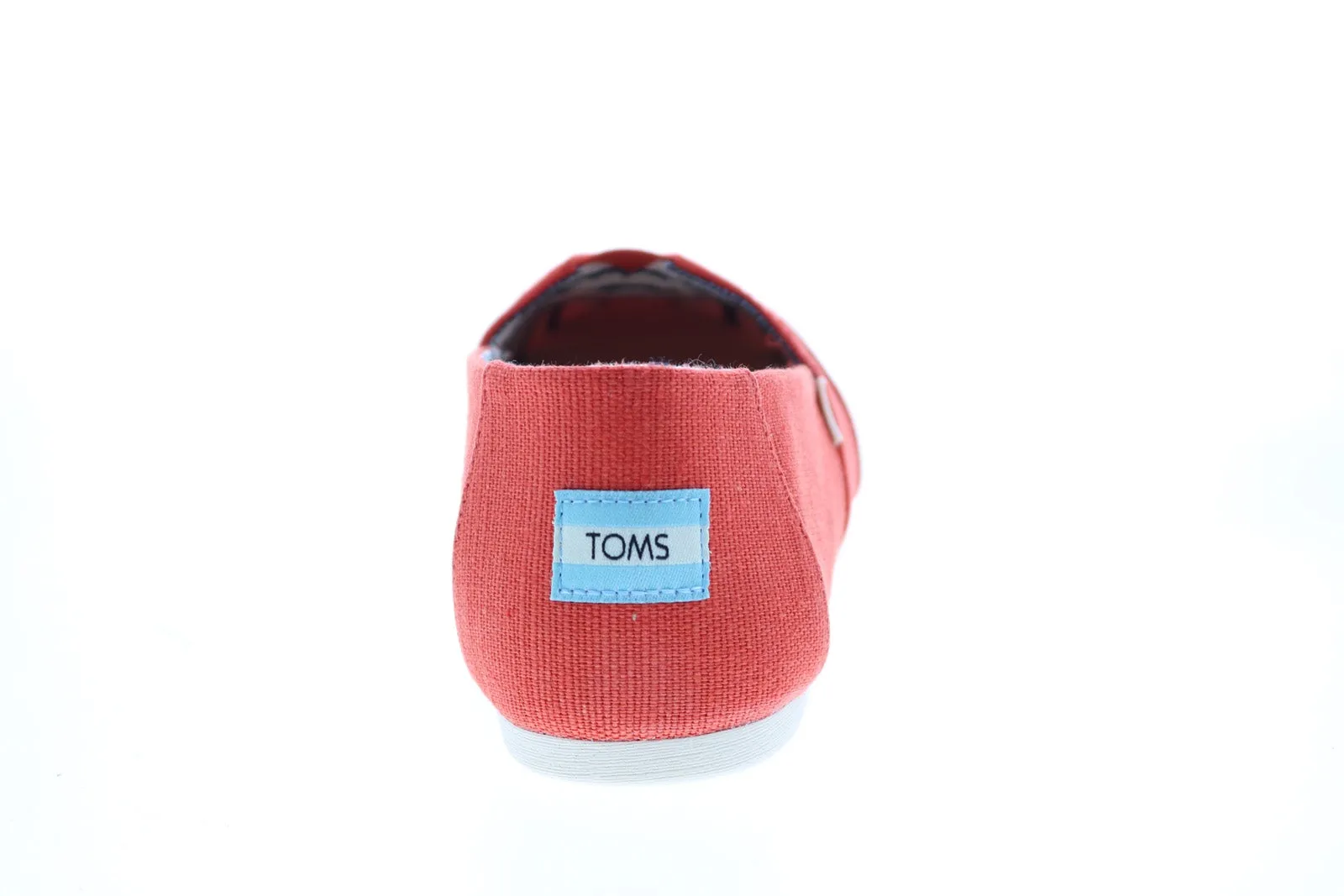 Toms Alpargata 10015768 Womens Orange Canvas Loafer Flats Shoes