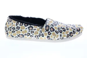 Toms Alpargata 10016089 Womens Beige Canvas Slip On Loafer Flats Shoes