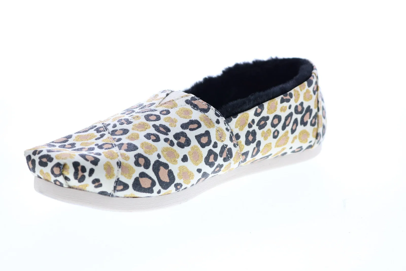 Toms Alpargata 10016089 Womens Beige Canvas Slip On Loafer Flats Shoes
