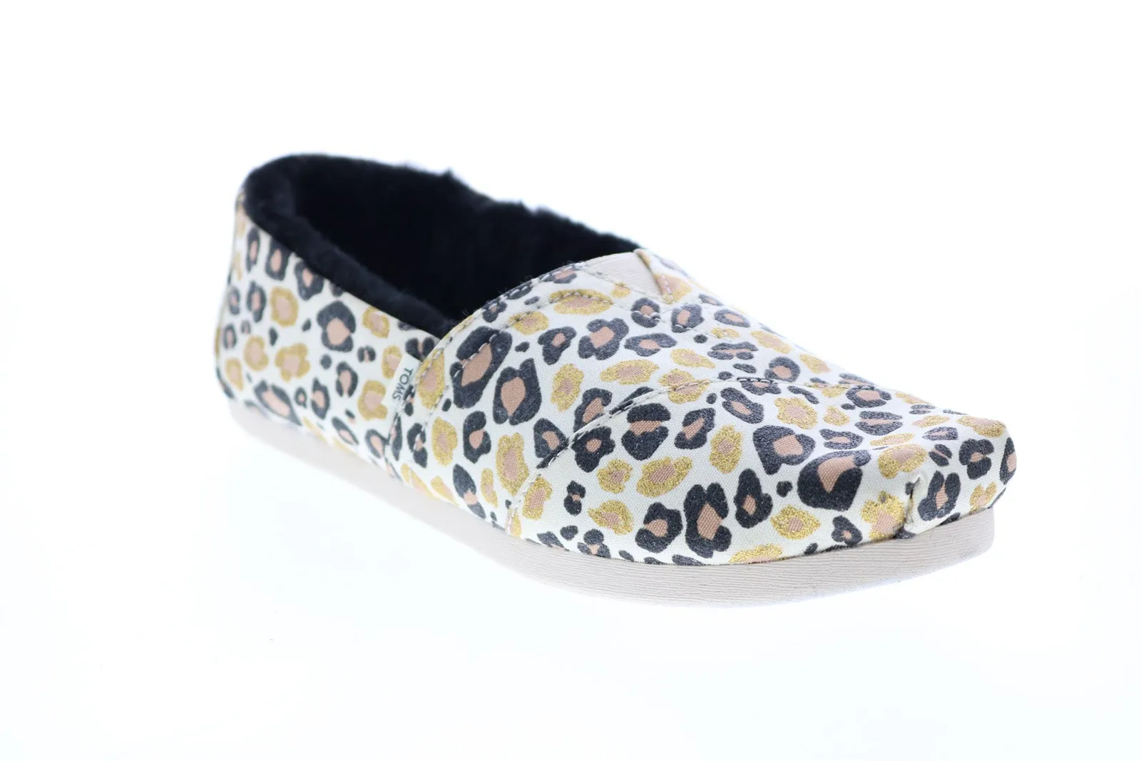 Toms Alpargata 10016089 Womens Beige Canvas Slip On Loafer Flats Shoes