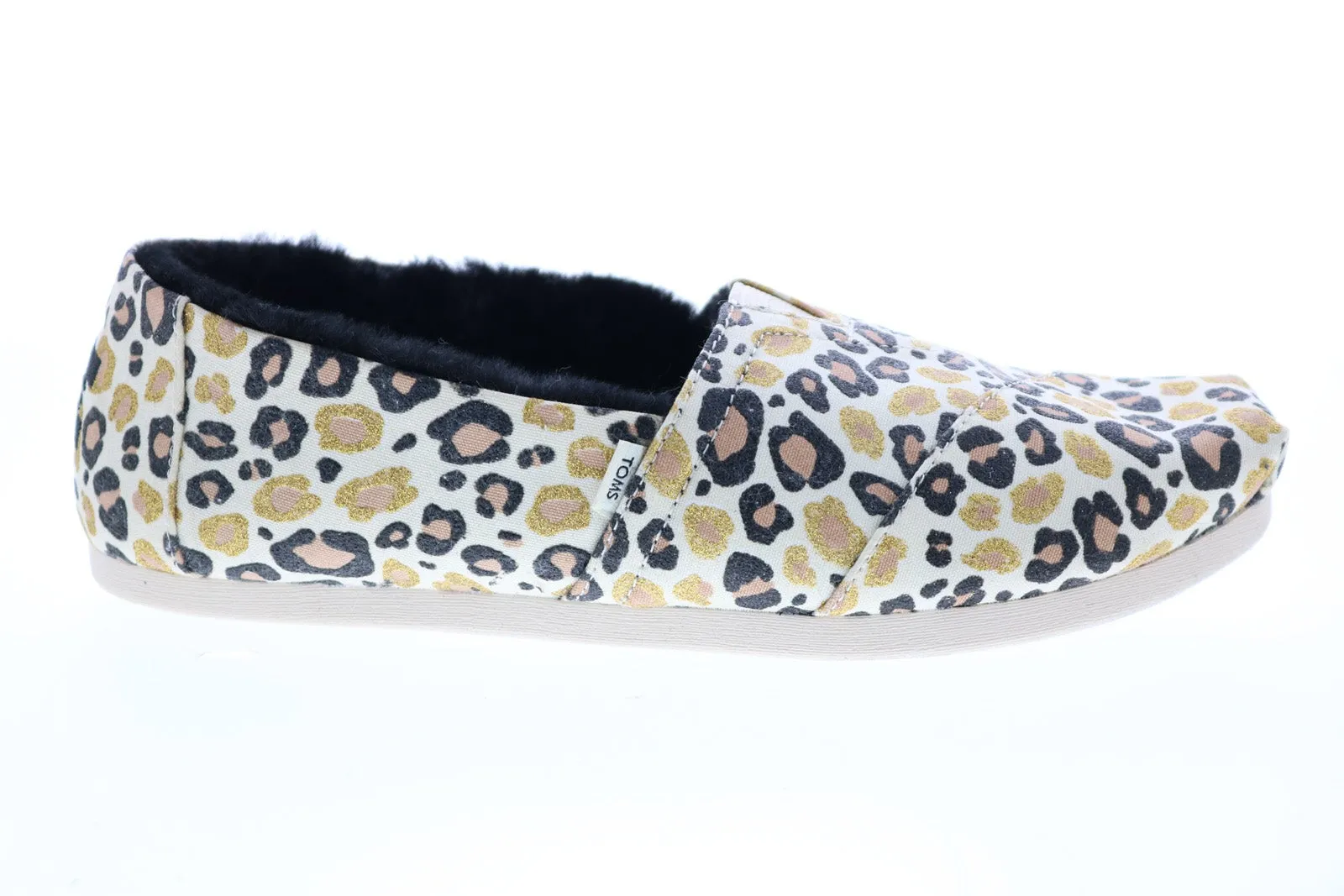 Toms Alpargata 10016089 Womens Beige Canvas Slip On Loafer Flats Shoes