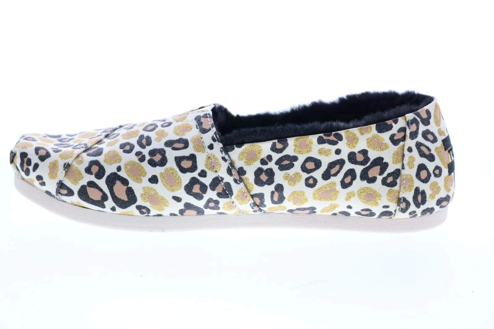 Toms Alpargata 10016089 Womens Beige Canvas Slip On Loafer Flats Shoes