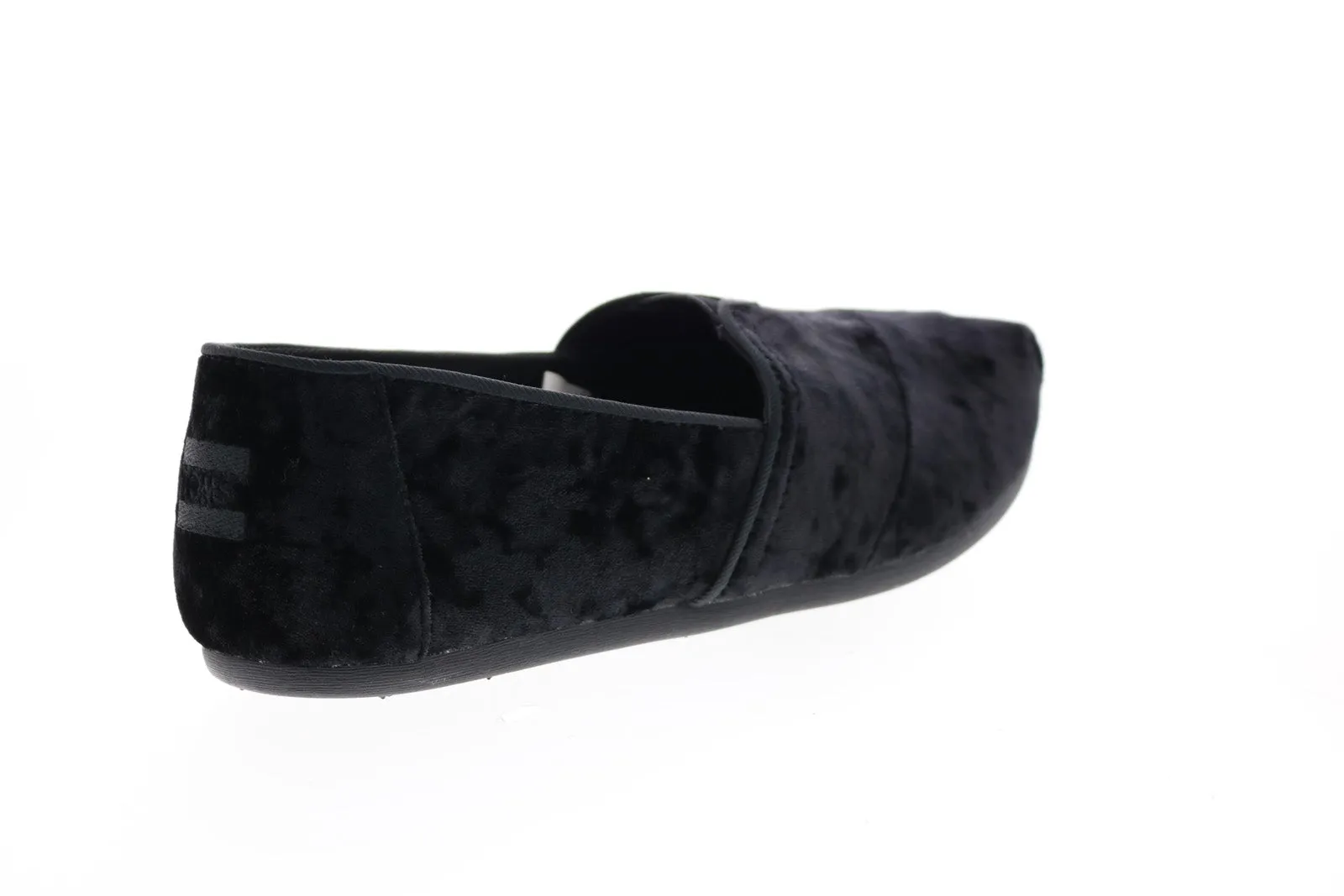 Toms Classic 10011315 Womens Black Canvas Loafer Flats Shoes