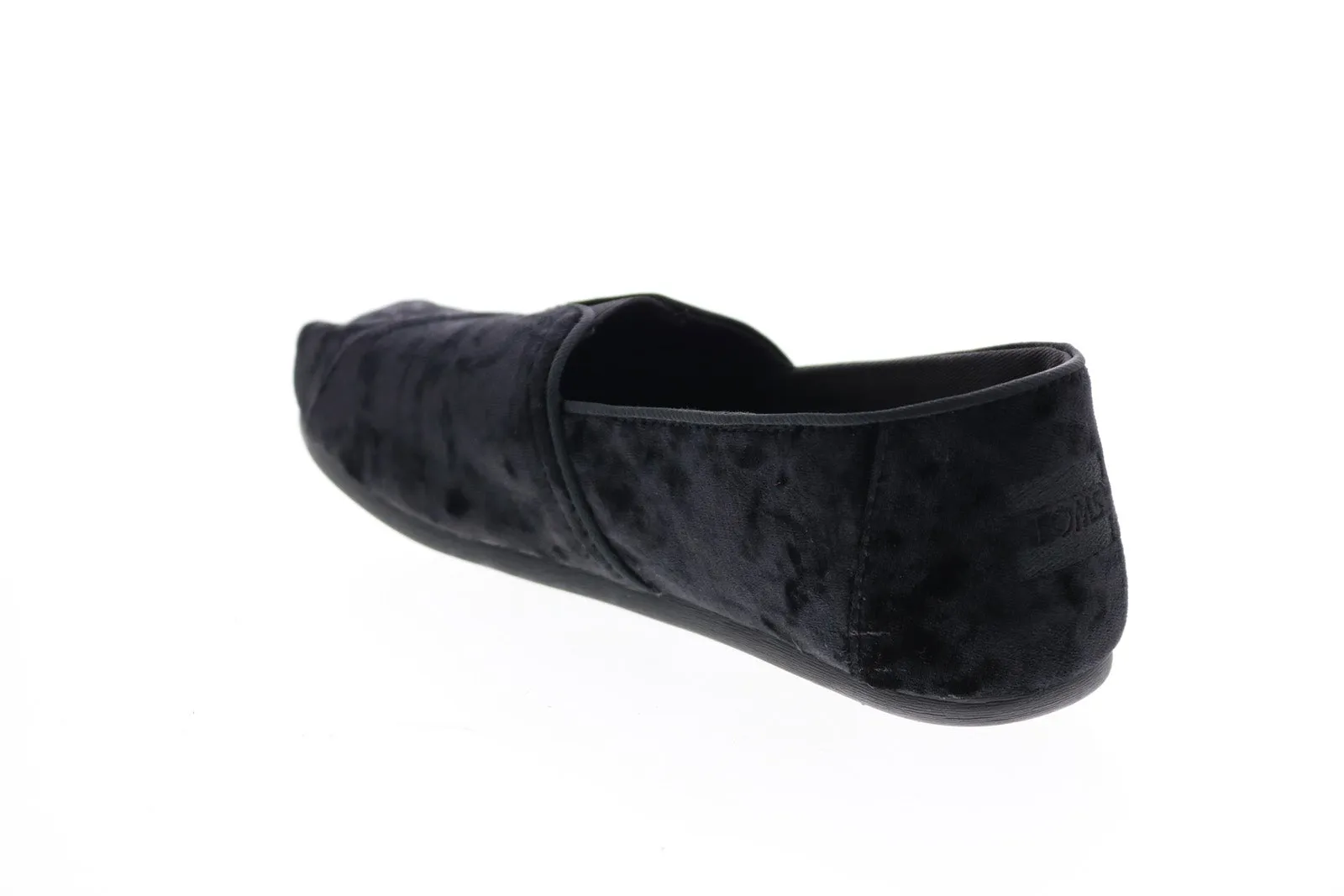 Toms Classic 10011315 Womens Black Canvas Loafer Flats Shoes