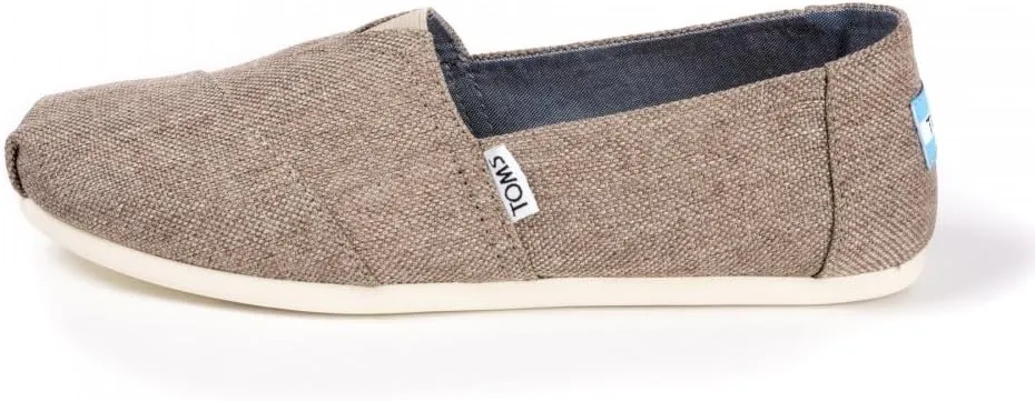 TOMS Women's Classics Desert Taupe Poly Canvas Loafer