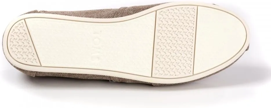 TOMS Women's Classics Desert Taupe Poly Canvas Loafer