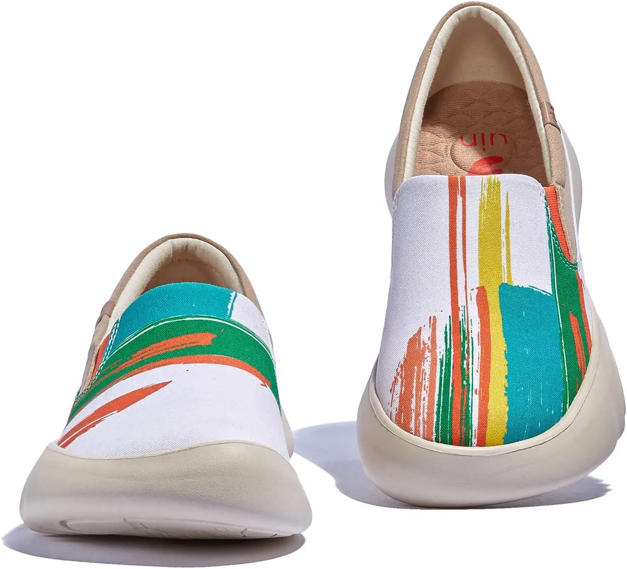 UIN Women's Walking Travel Shoes Casual Lightweight Art Painted Fashion Sneaker Denia Series