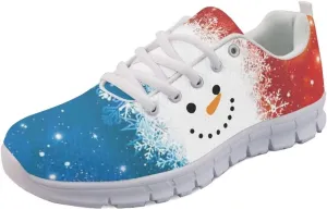 Upetstory Women's Fashion Lightweight Sneakers Printed Mesh Breathable Running Jogging Gym Walking Shoes