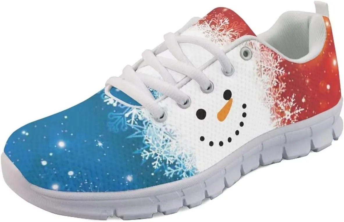 Upetstory Women's Fashion Lightweight Sneakers Printed Mesh Breathable Running Jogging Gym Walking Shoes