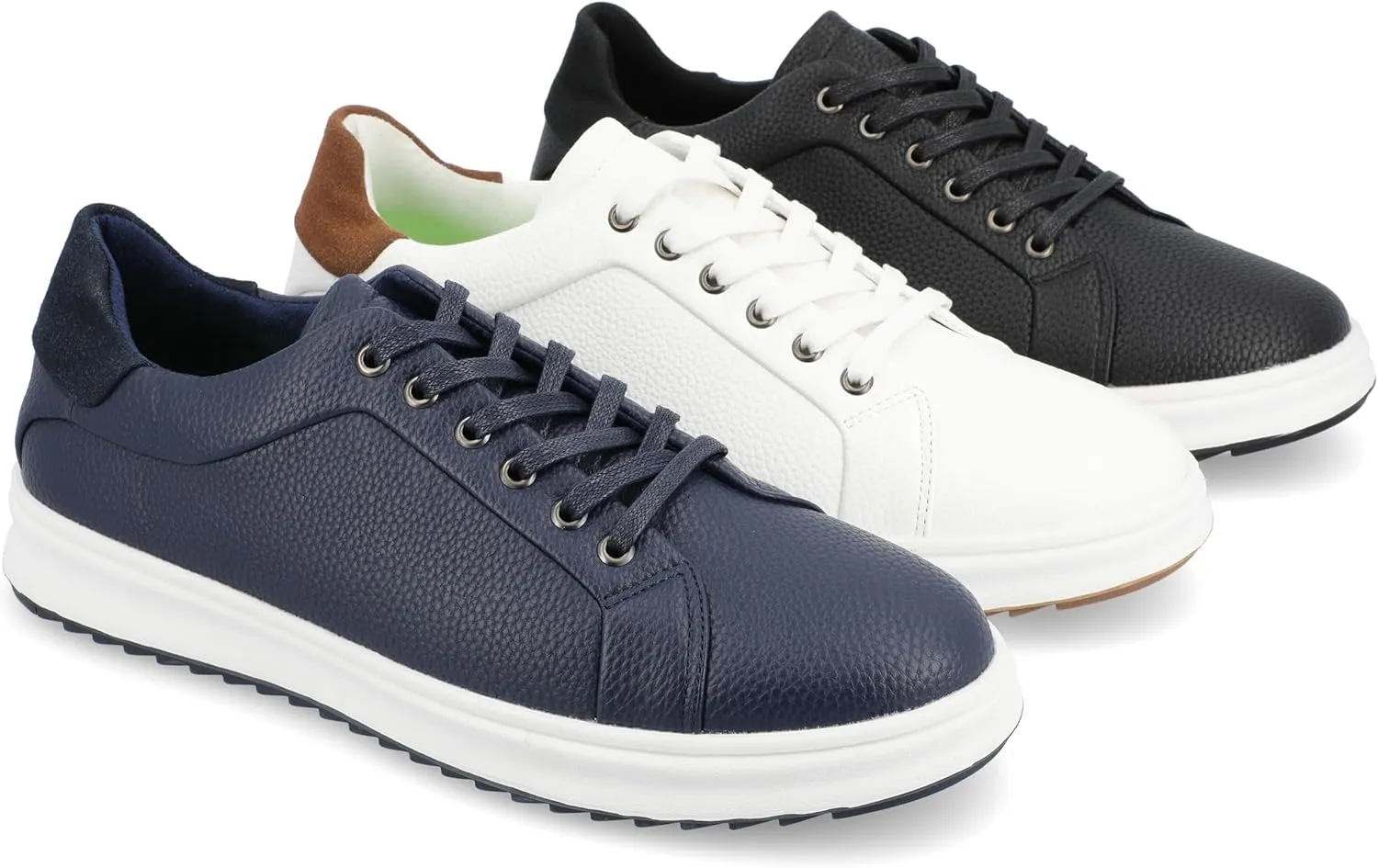 Vance Co. Men's Robby-wht-110 Sneaker