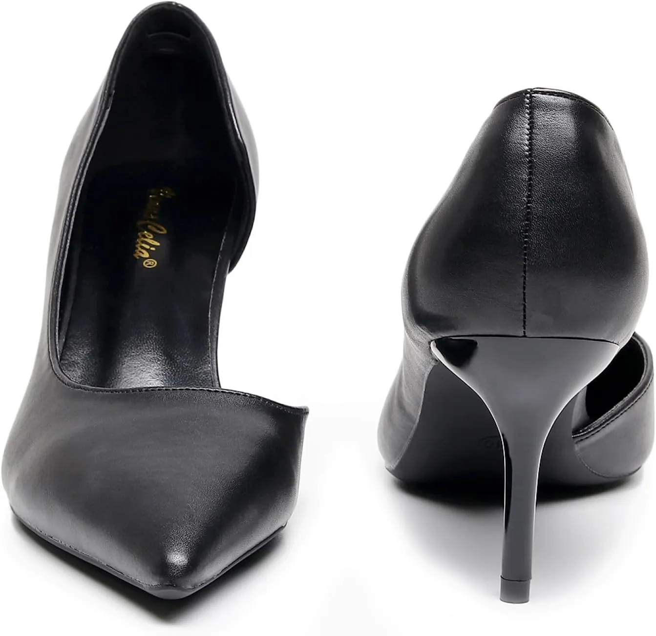 VenusCelia Women's D‘Osay Dress Pump Stiletto Heel Shoes