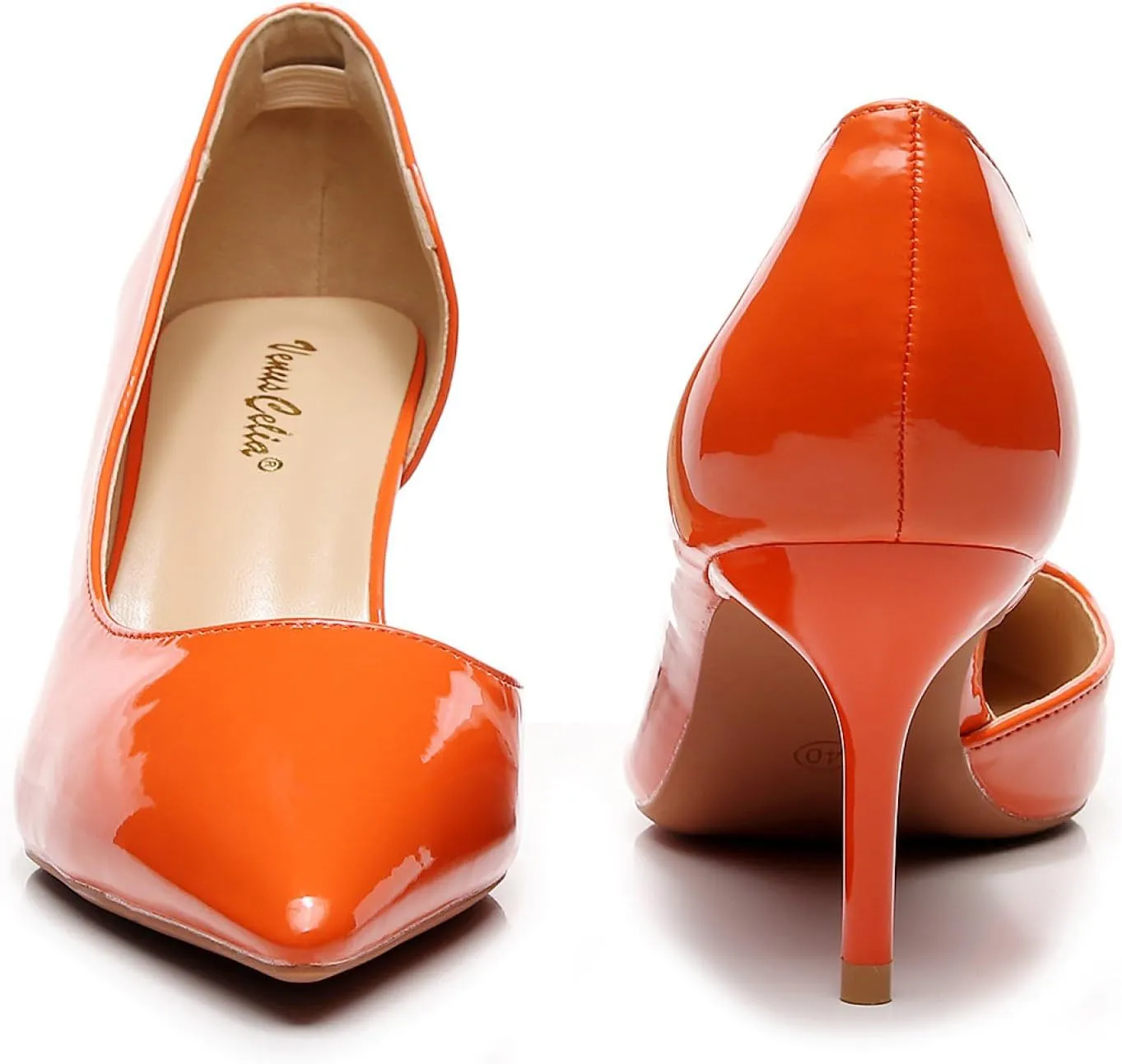 VenusCelia Women's D‘Osay Dress Pump Stiletto Heel Shoes