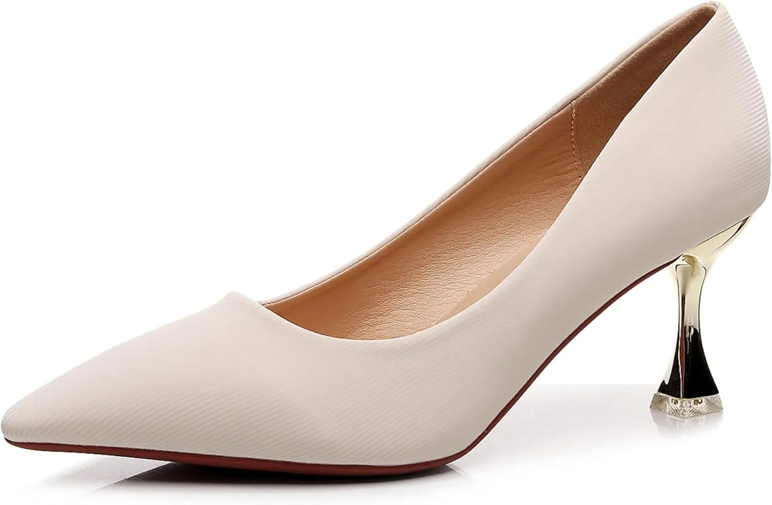 VenusCelia Women's Golden-Sun Pump Stiletto Heel Shoe