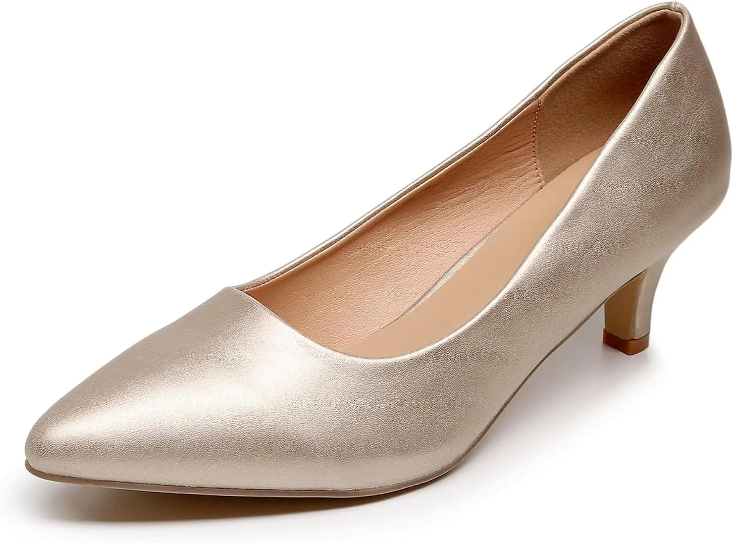 VenusCelia Women's Rokoko Pump Kitten Heel Shoe