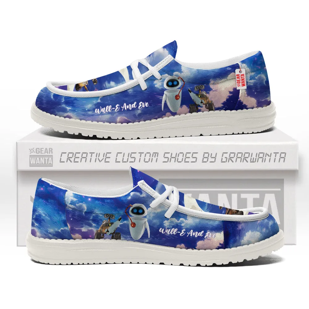 Wall-E And Eve Loafer Shoes