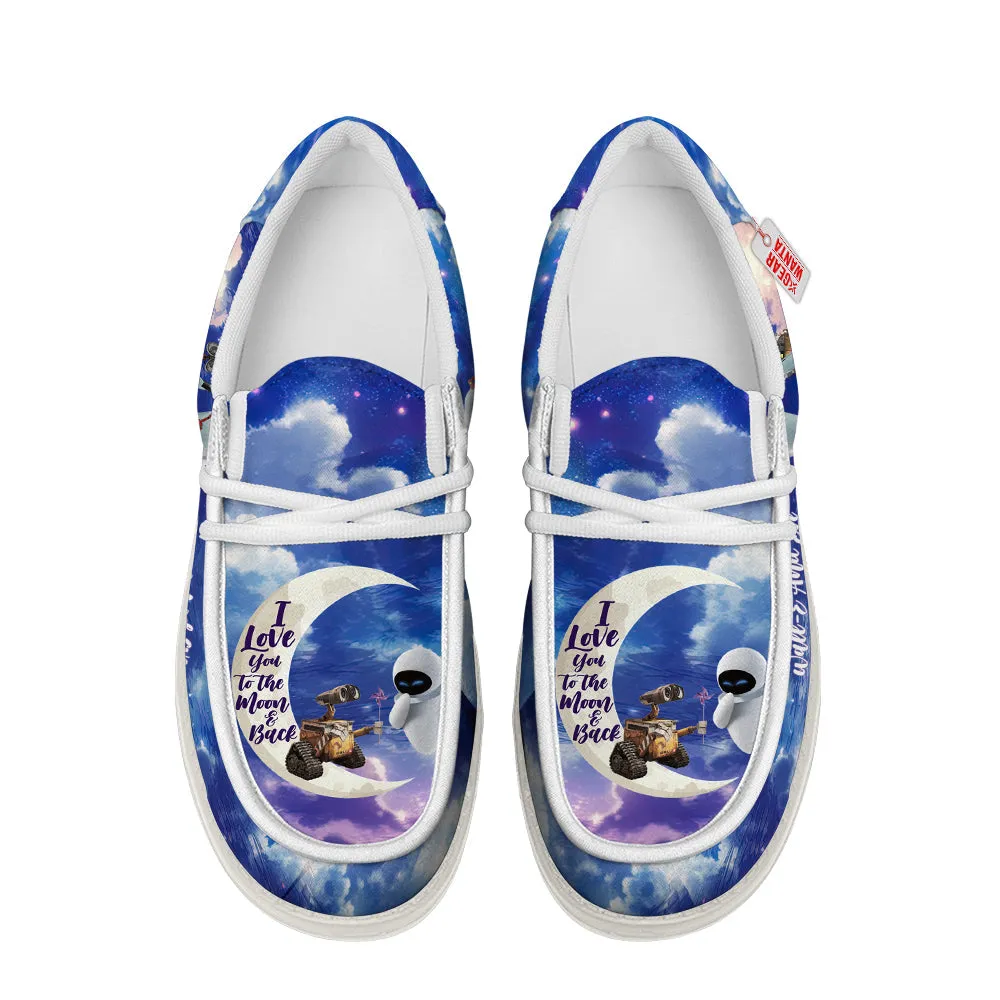 Wall-E And Eve Loafer Shoes