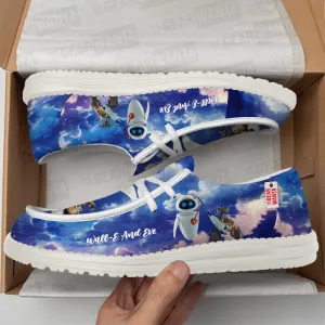 Wall-E And Eve Loafer Shoes