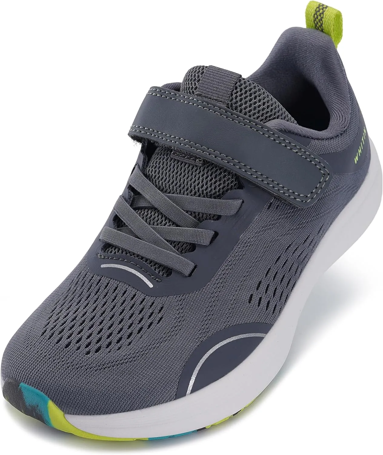 WHITIN Little/Big Kids Zero Drop Running Shoes   Wide Toe Box Sneaker for Boys/Girls