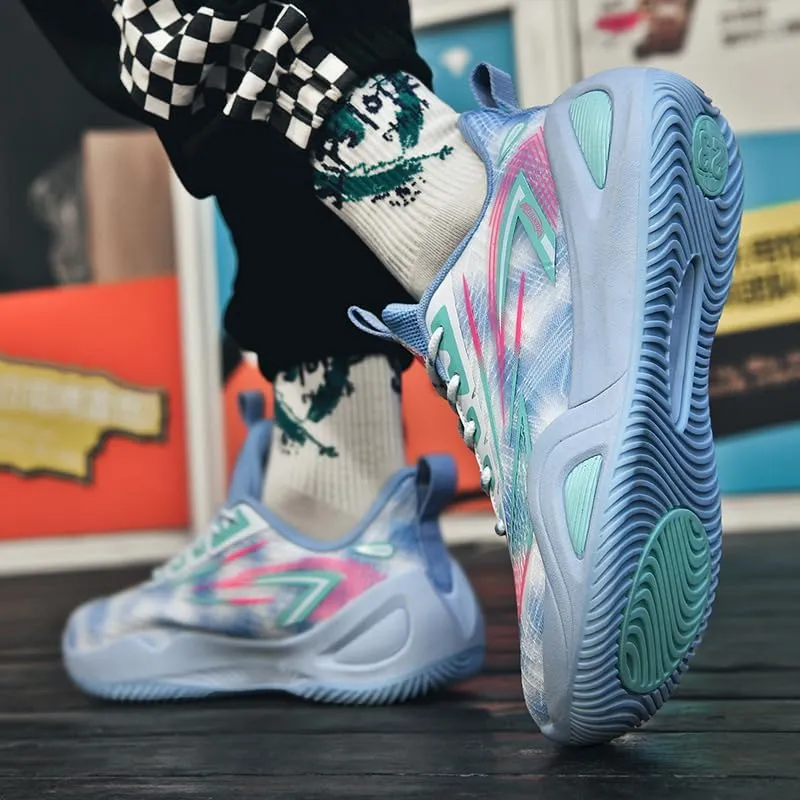 Women Mens Basketball Shoes Fashion Unisex Sport Shoes Breathable Non-Slip Outdoor Casual Lightweight Athletic Walking Running Sport Volleyball Shoes