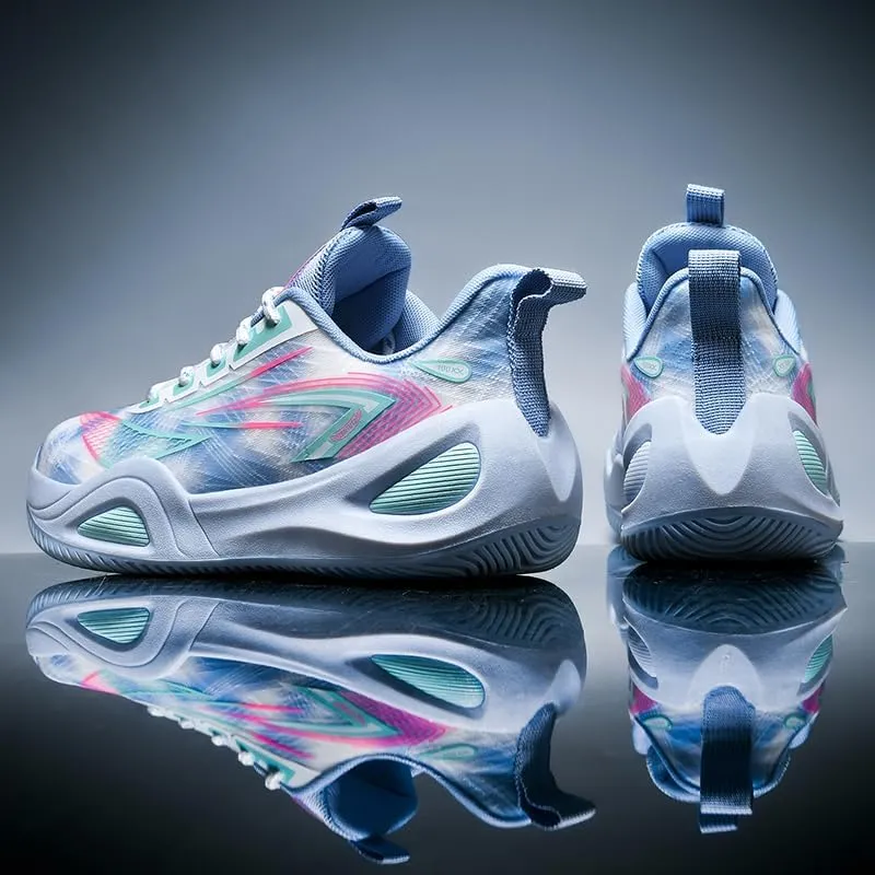 Women Mens Basketball Shoes Fashion Unisex Sport Shoes Breathable Non-Slip Outdoor Casual Lightweight Athletic Walking Running Sport Volleyball Shoes