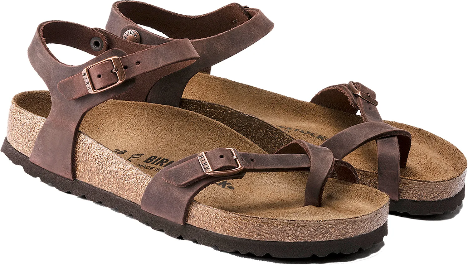 Women's Birkenstock Taormina Habana Oiled Leather