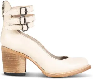 Women's Fashion Chunky Heel Block Ankle Strap Buckle Mary Jane Shoes Round Closed Toe Back Zipper Wedding Party Dress Pumps