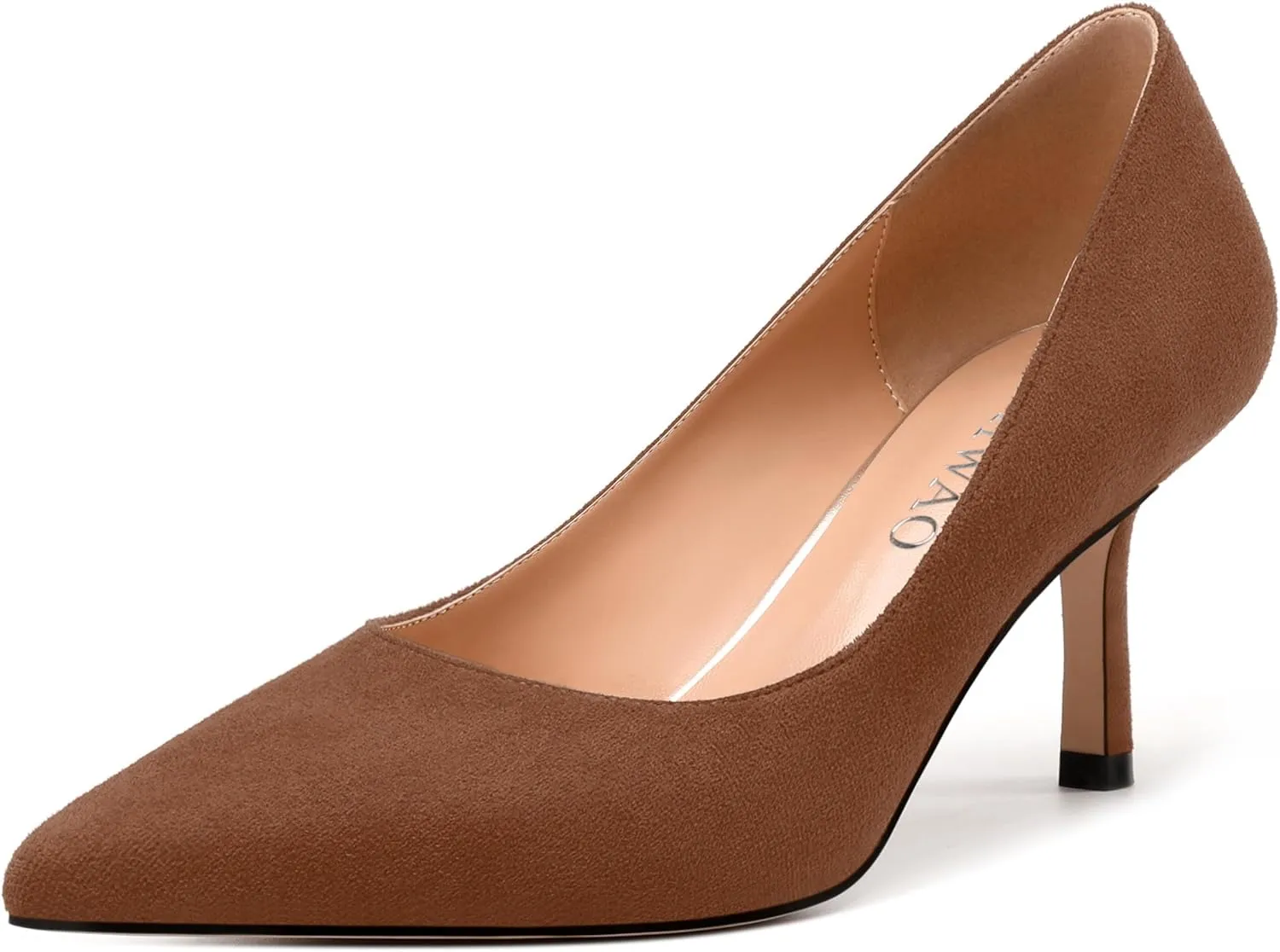 Women's Pumps, Pointed Closed Toe High Heels, Fashion Mid Heel Slip on Shoes for Women